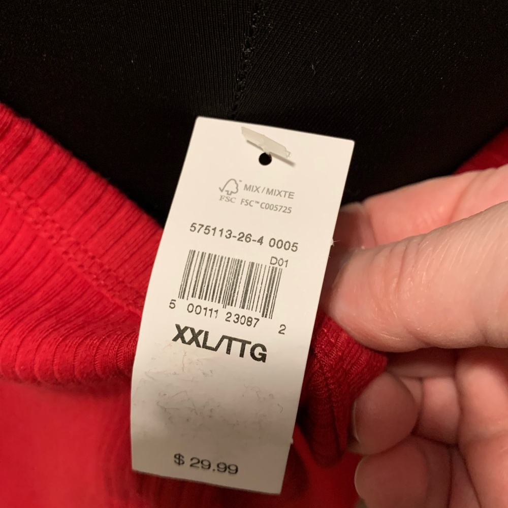 GAP Red Ribbed Tank Top - Picture 2 of 3